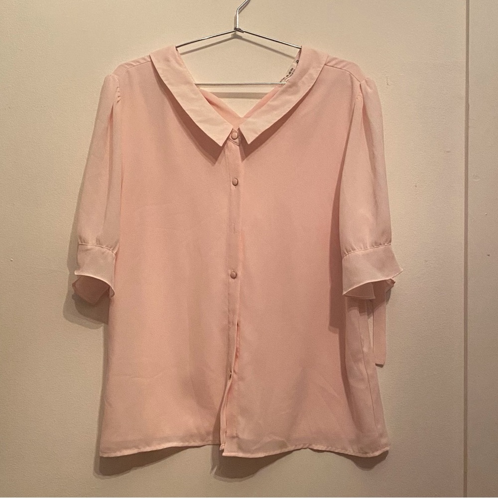 Chinese branded size M women’s pink blouse